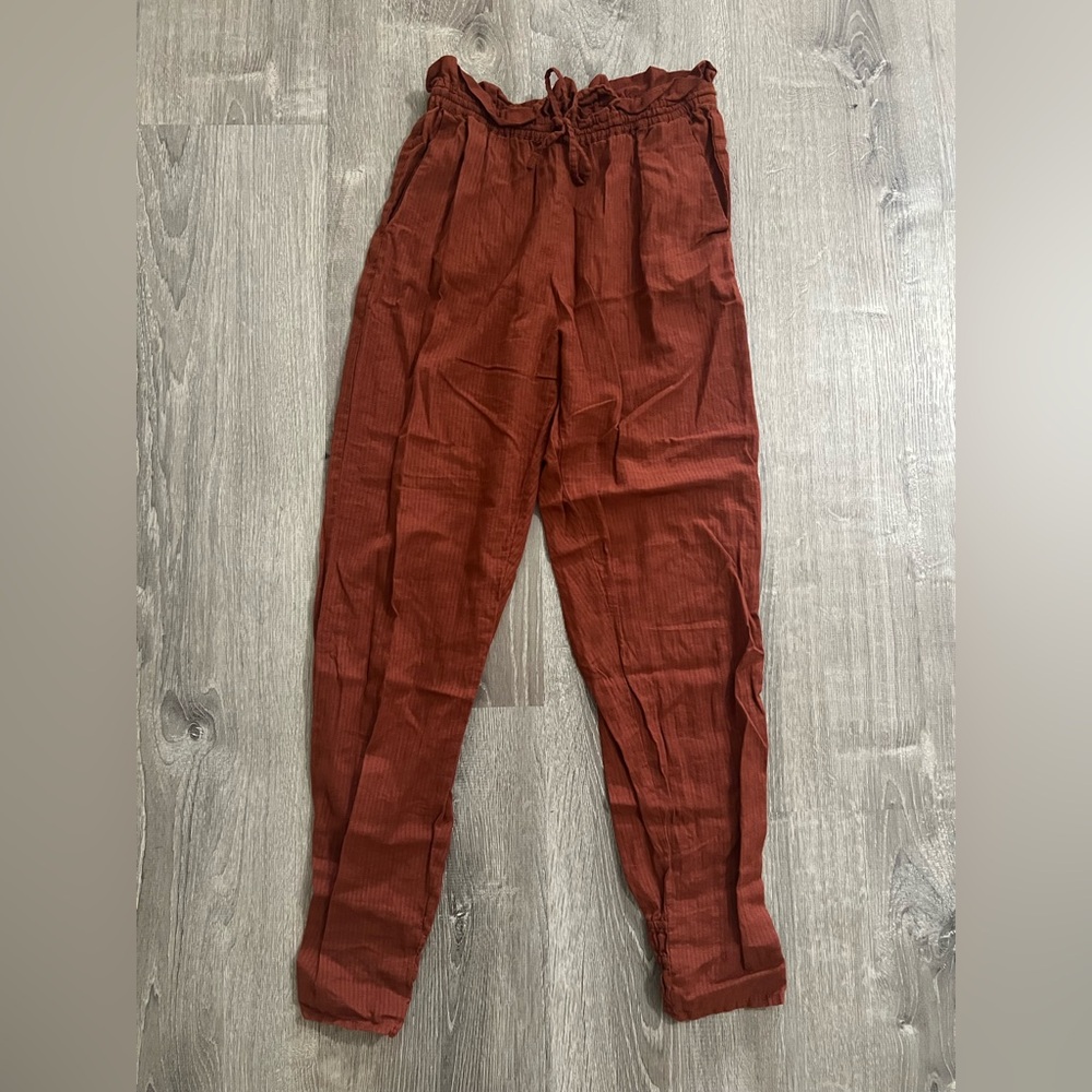 Indah Rust Relaxed Fit Pants